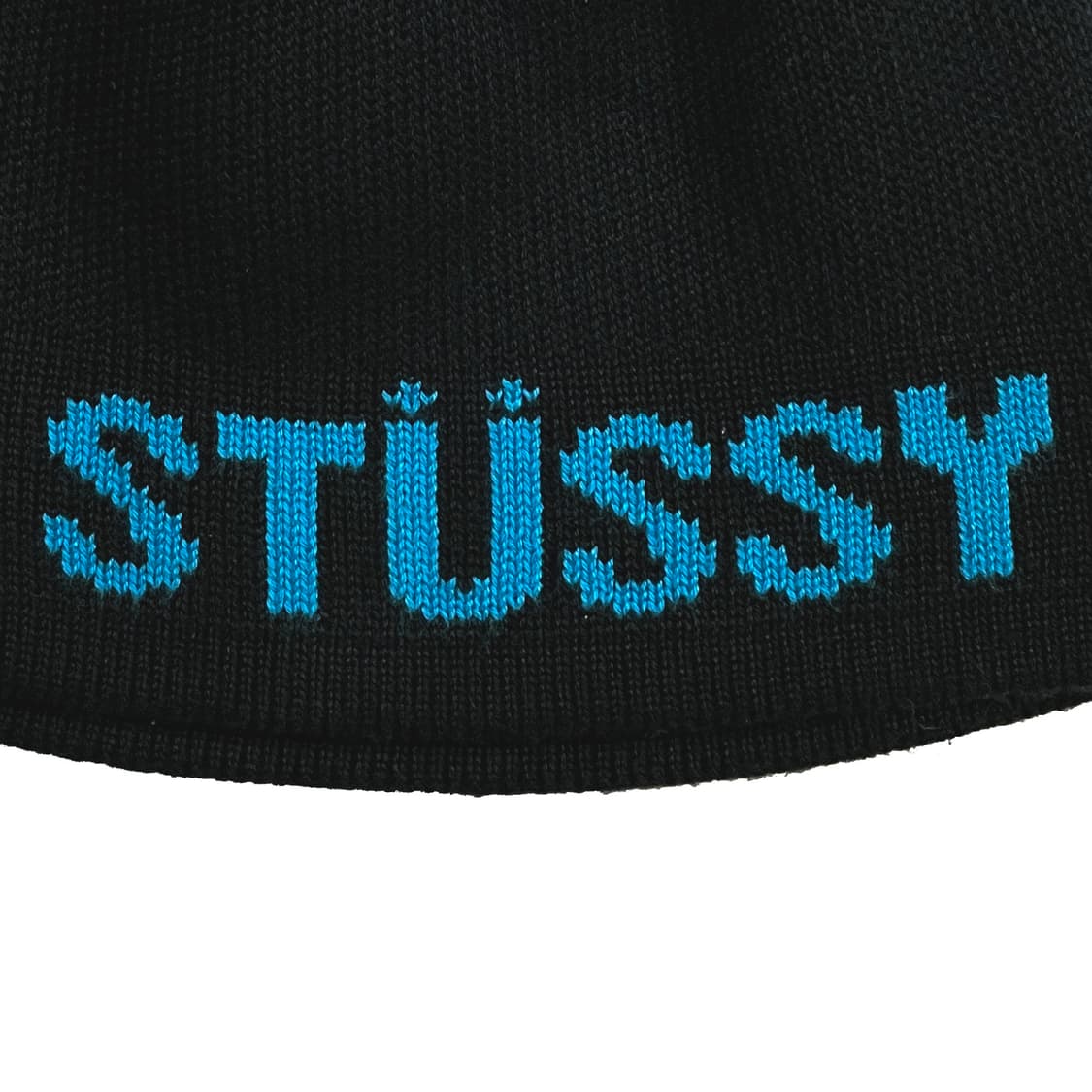 스투시 로고 비니 블랙 상품이미지2