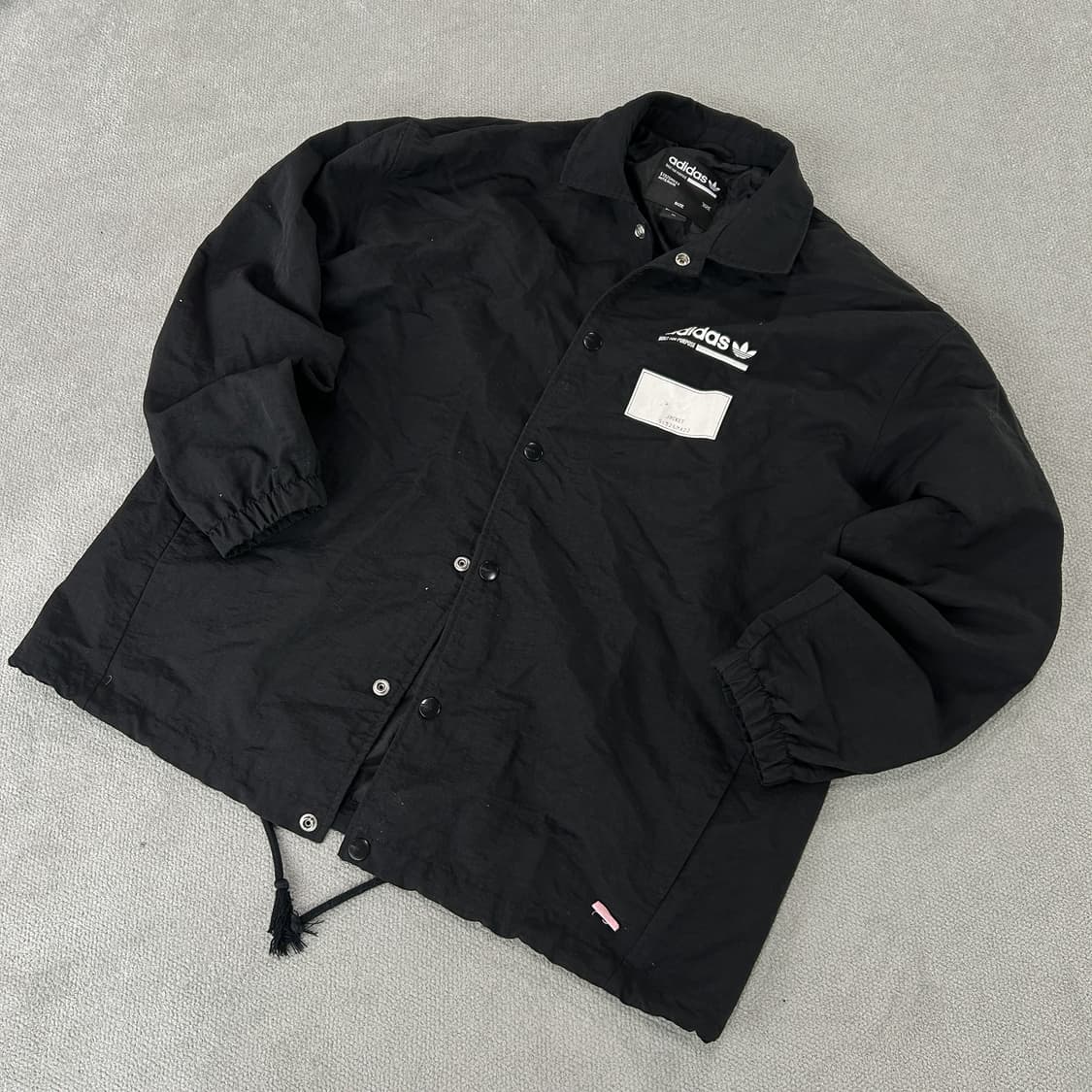 아디다스 블랙 코치 자켓 XL 상품이미지1
