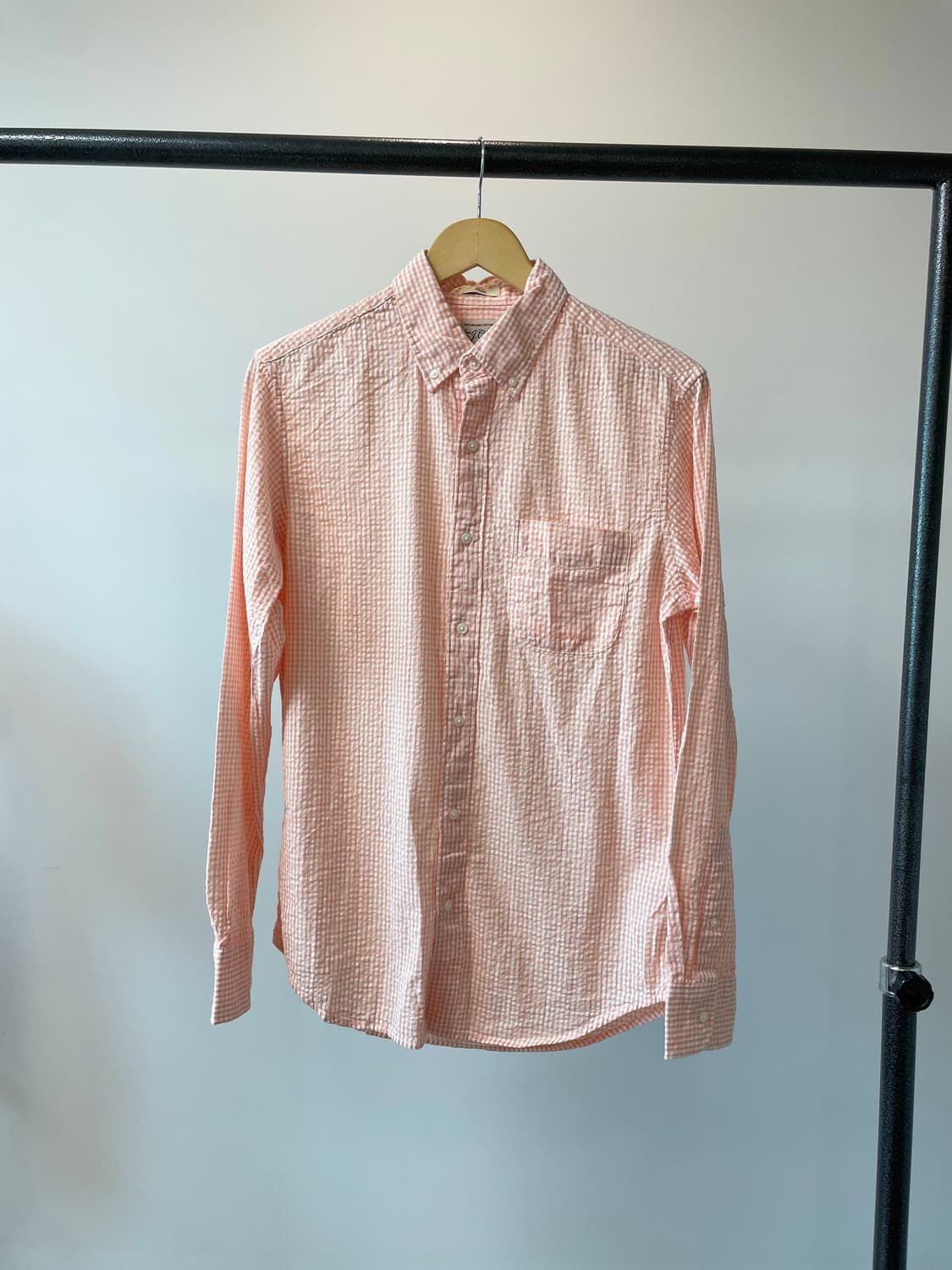 (S) jcrew 제이크루 체크 시어서커 셔츠 상품이미지1