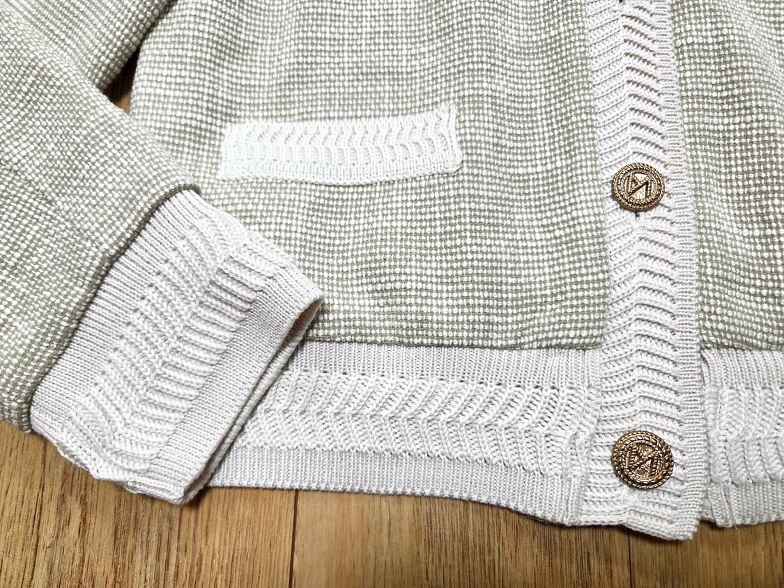 모덴(MOTHAN) V넥 트위드가디건 55-66 상품이미지5