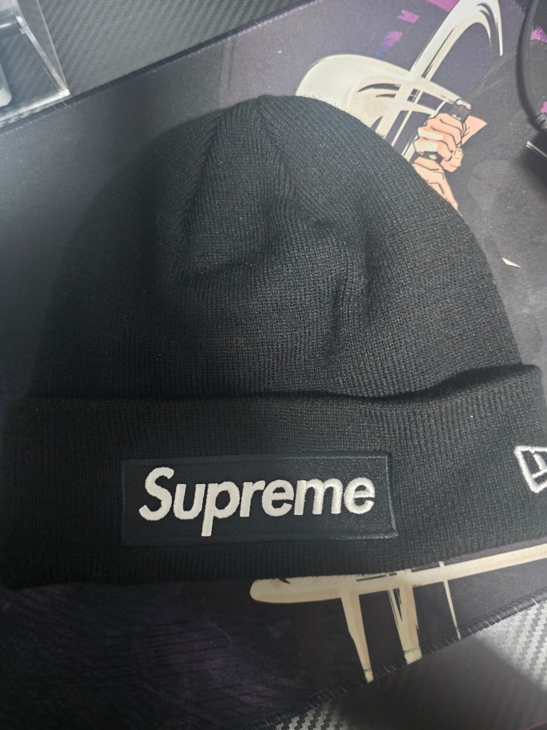 슈프림 뉴에라 블랙 비니 상품이미지1