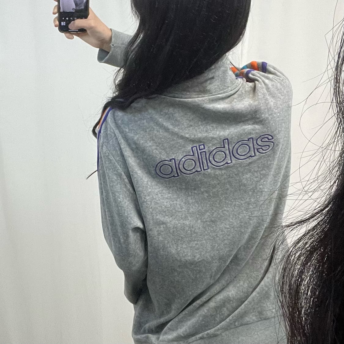 Adidas grey Japan edition velvet jersey 상품이미지4