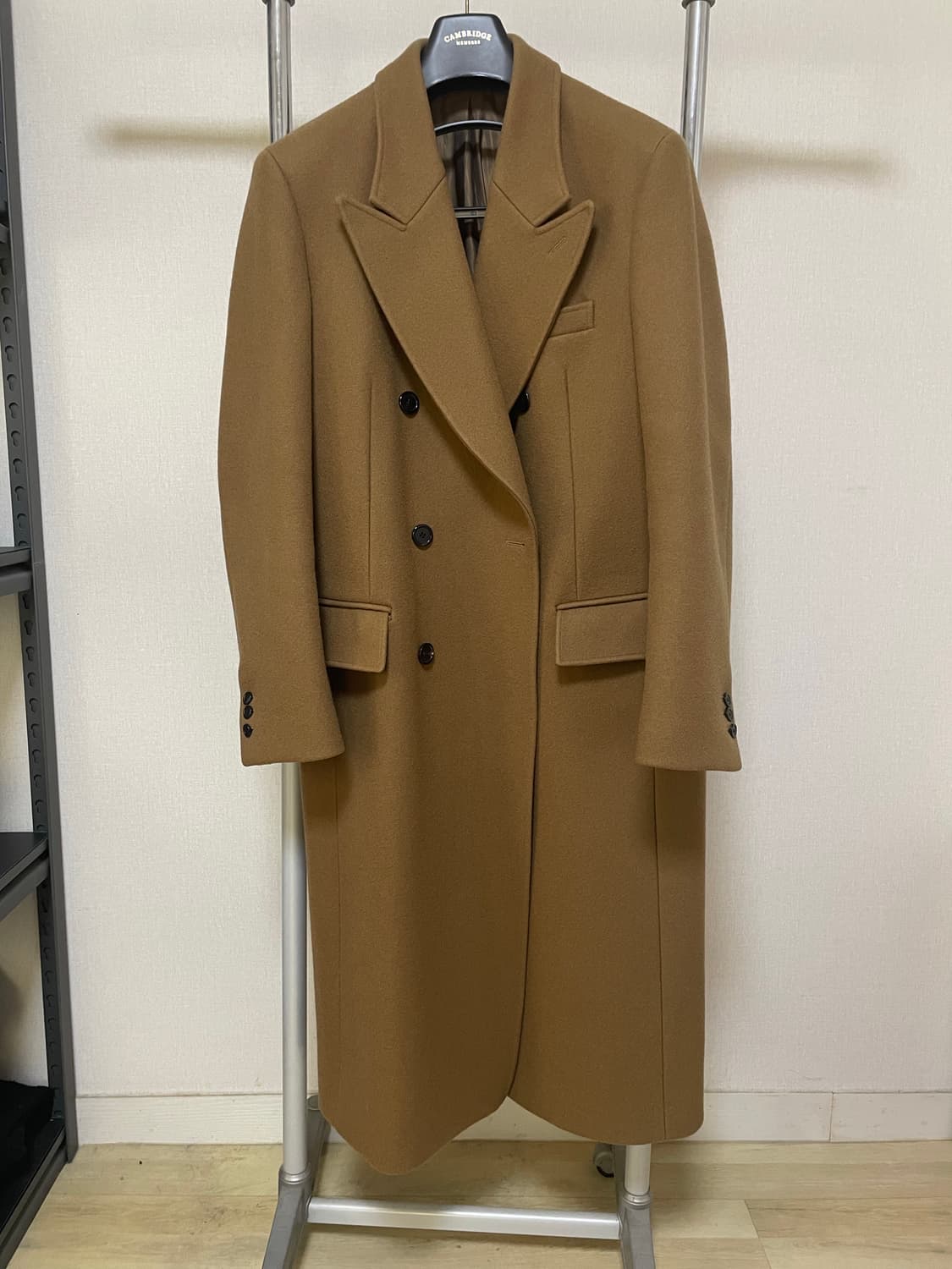 M) MNGU 17fw 더블 브레스티드 롱코트 카멜 명작 시즌 상품이미지4