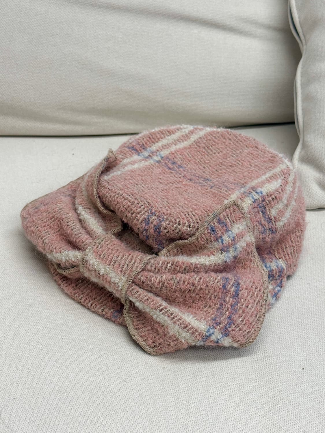 Awesomeneeds 어썸니즈 벨보이캡 리본 핑크 상품이미지4