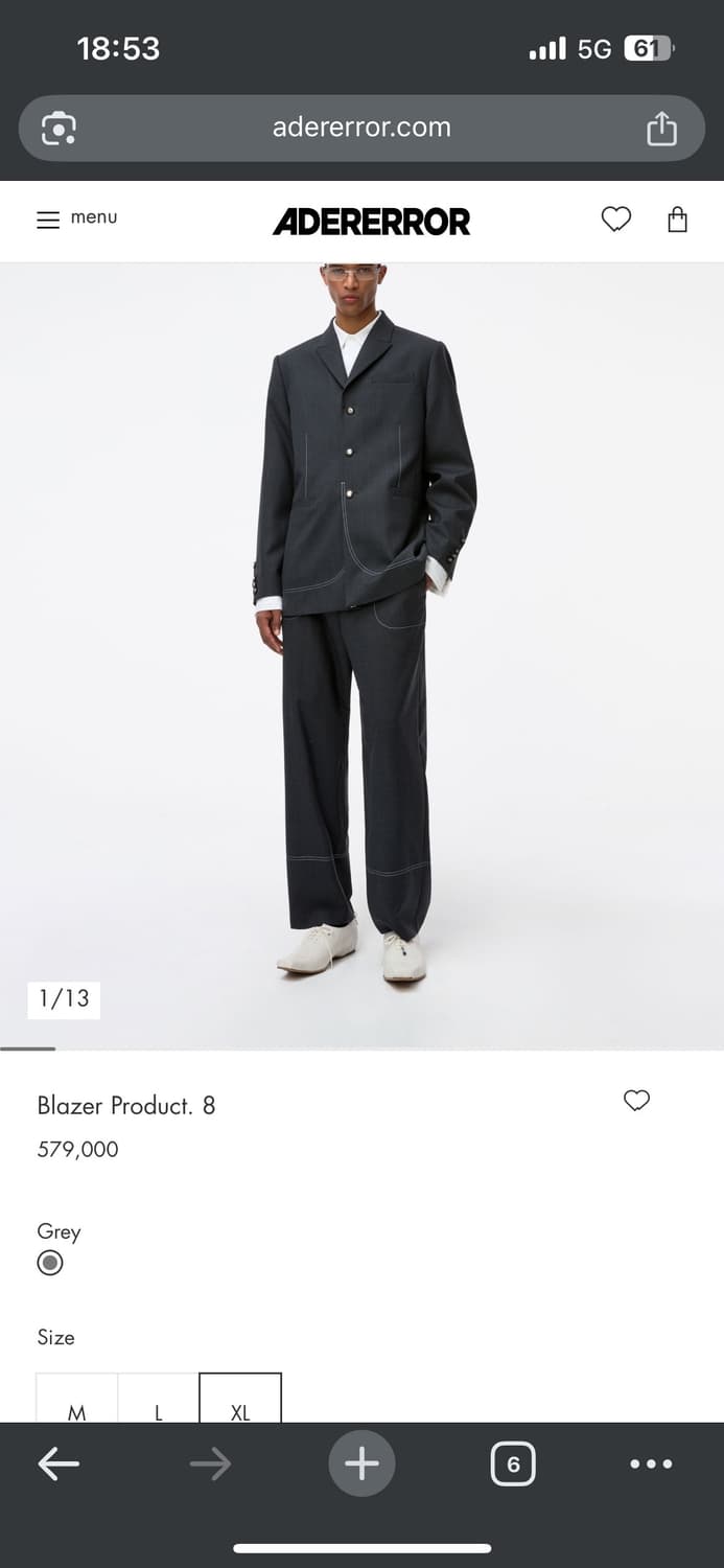 아더에러 블레이저 Product 08 처분합니다 상품이미지1