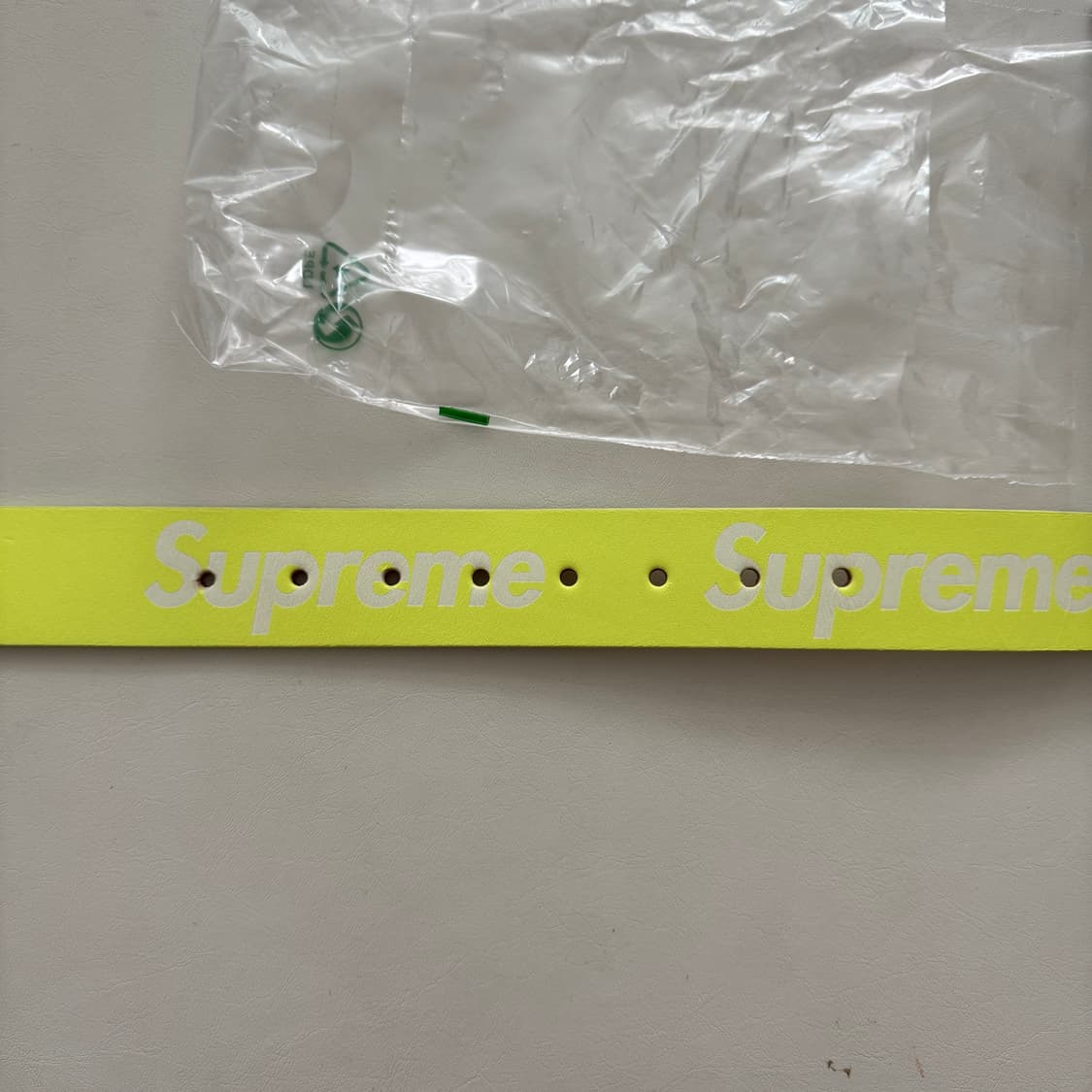 슈프림 리핏 플로레센트 옐로우 L 새상품 상품이미지4