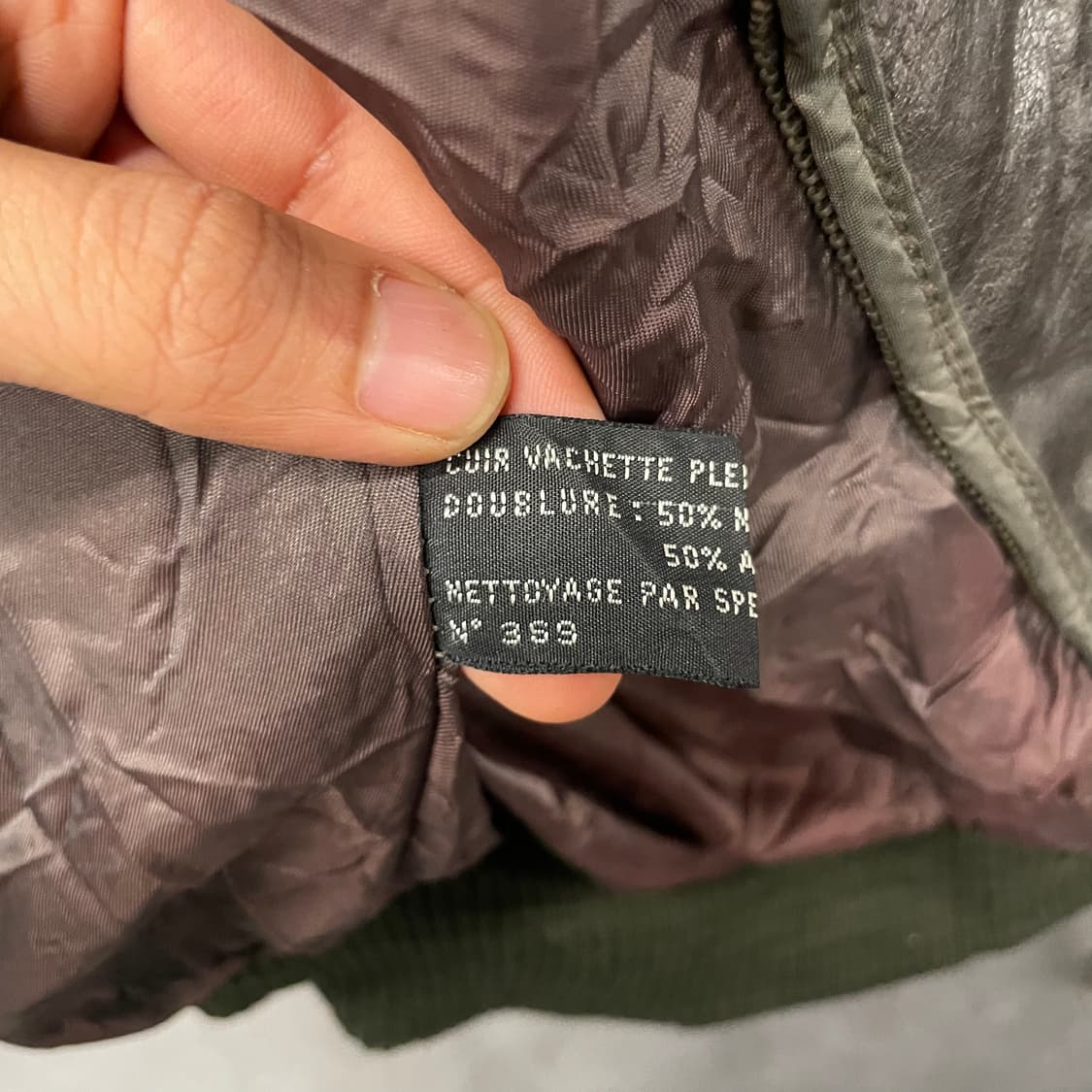 90s Harry Layne 레더 클로스 A2 리얼 레더 가죽 자켓 상품이미지9