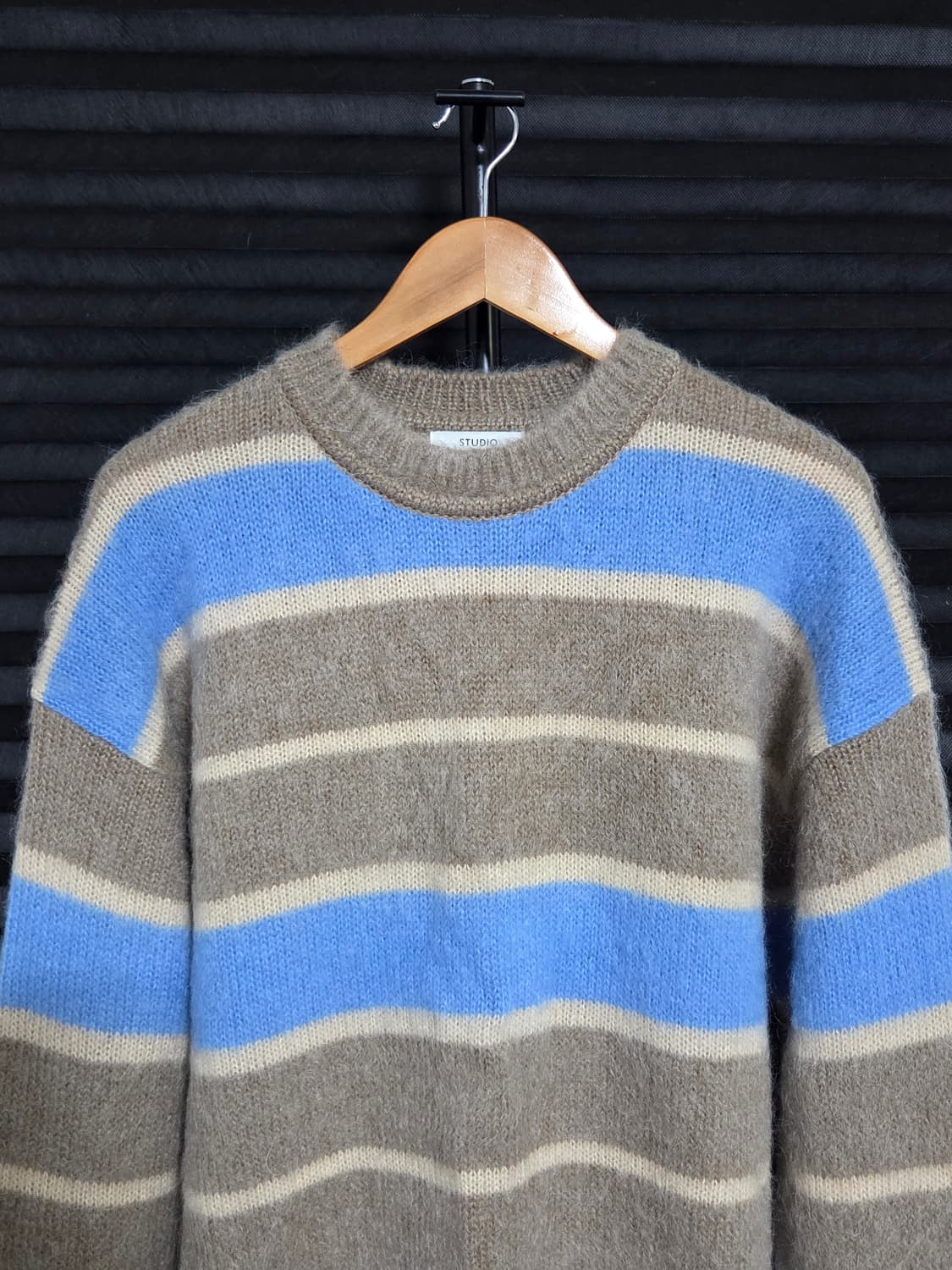 [스튜디오 톰보이] 모헤어 컬러블럭 풀오버 니트 | 00194 상품이미지2