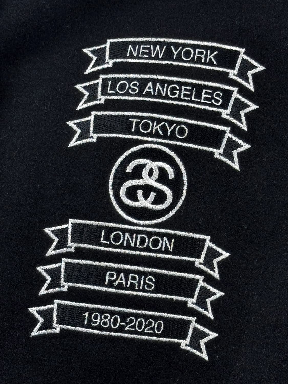 스투시 x CDG 바시티 자켓 상품이미지5