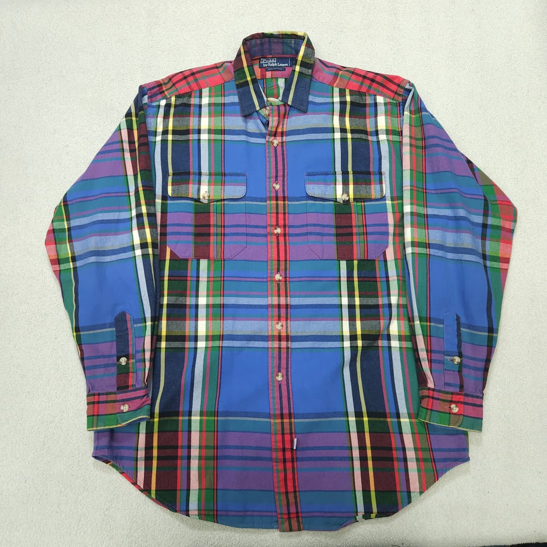 폴로 랄프 로렌 헤비 코튼 투포켓 셔츠 M 상품이미지2