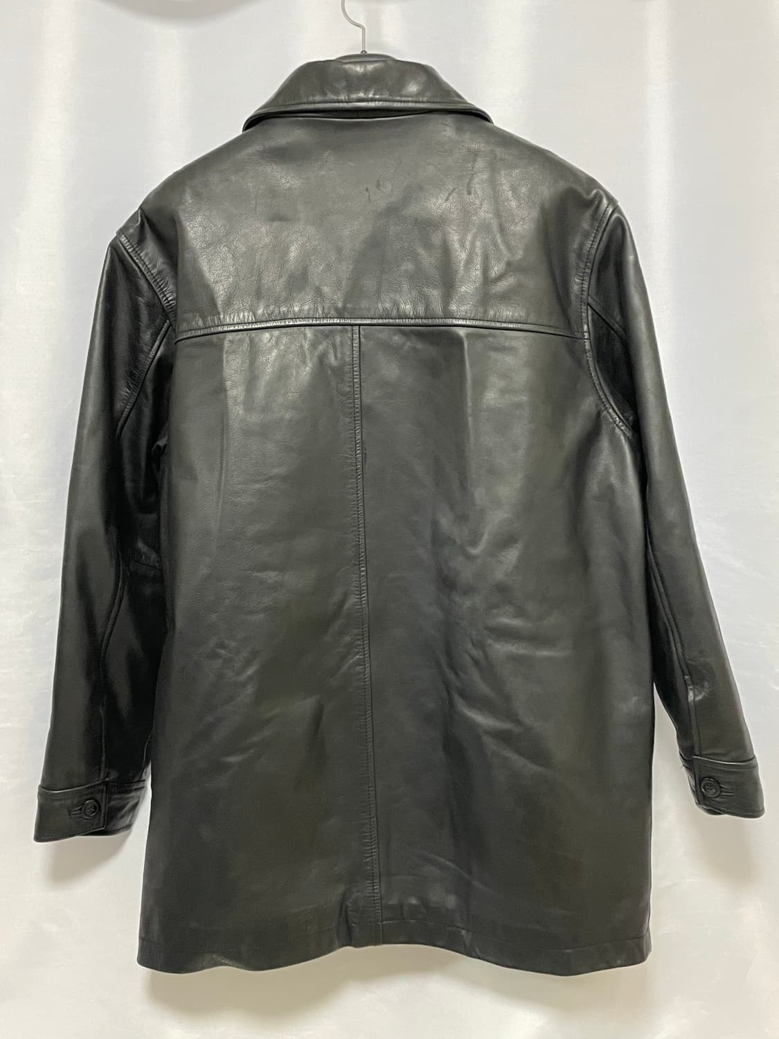 [D.O Archives] 90s 올드갭 레더 카코트 블랙(M) 상품이미지5