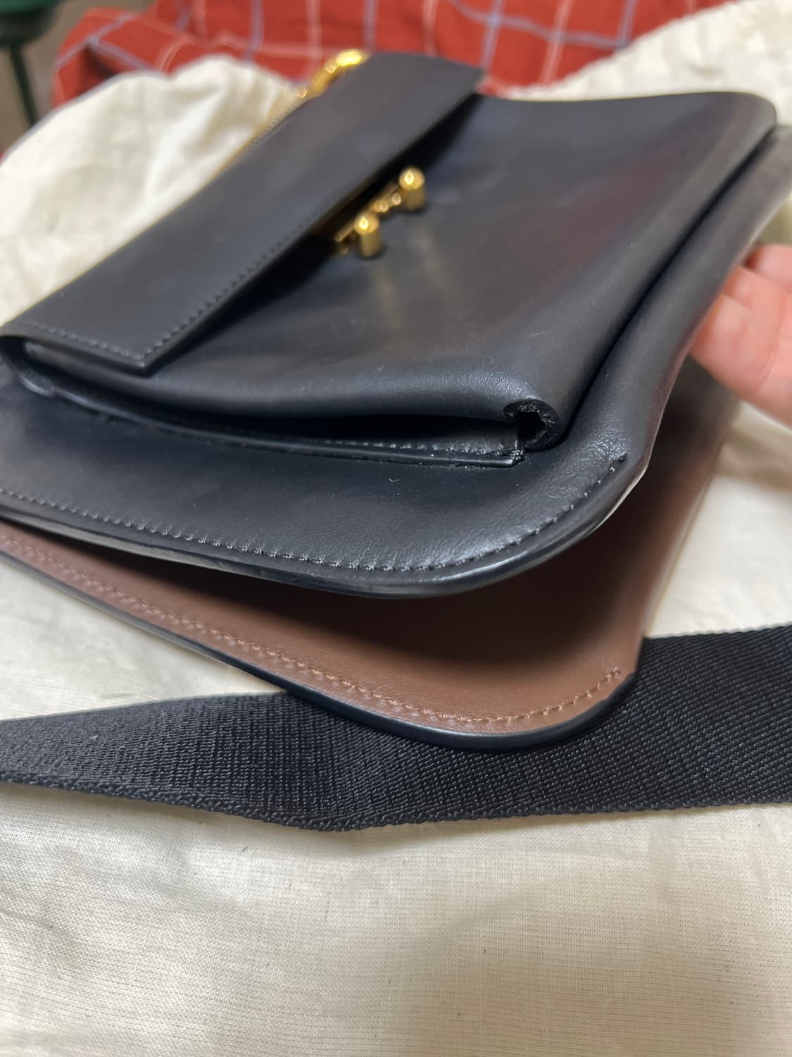 마르니 포켓 투톤 숄더백 marni bandoleer bag 상품이미지7