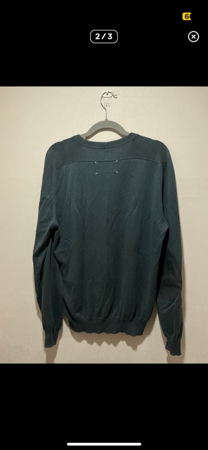 메종 마르지엘라 엘보 패치 울 니트 상품이미지2