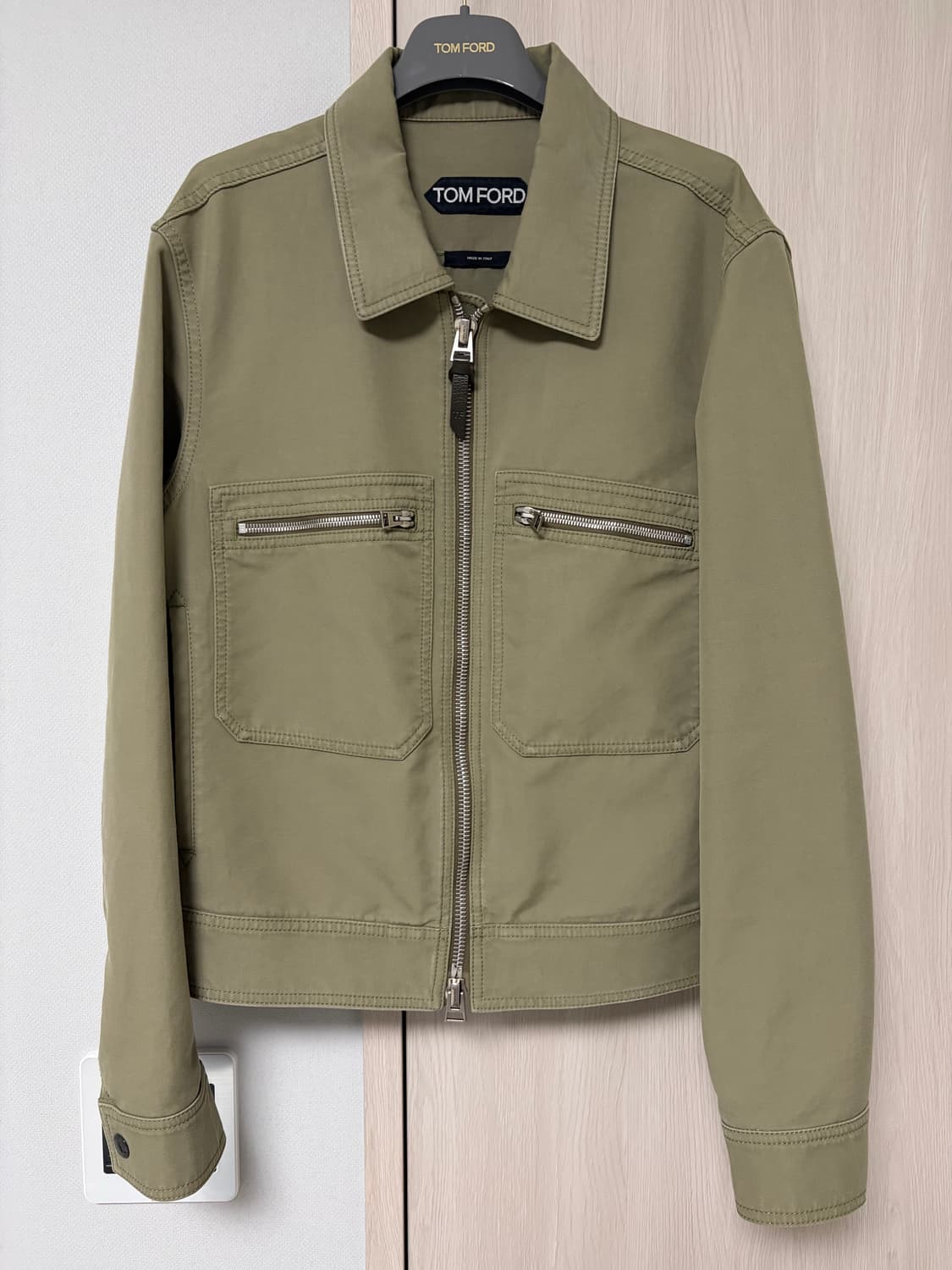 톰포드 코튼 브러시드 블루종 50 상품이미지1