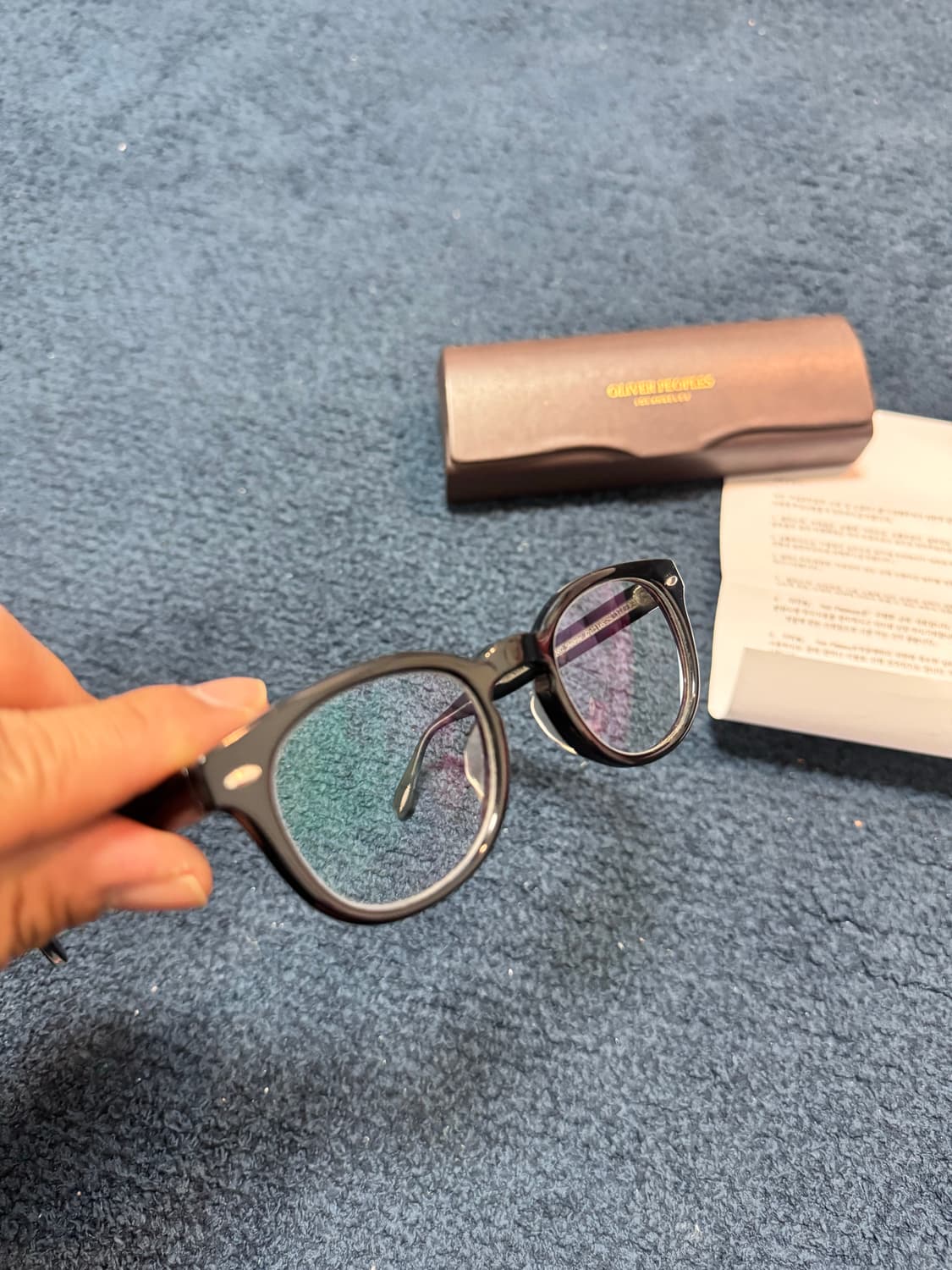 올리버피플스 쉘드레이크 블랙 안경 상품이미지7