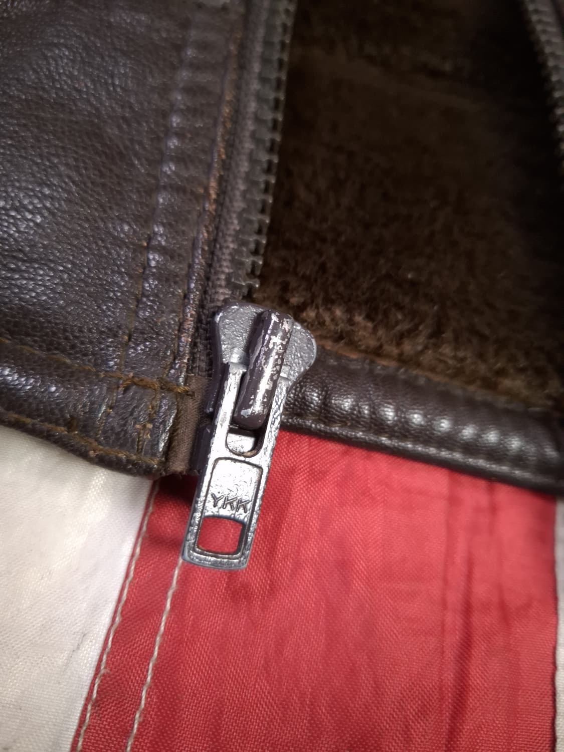 오리지날 70's Sears 레더샵 리얼레더 무스탕 상품이미지3