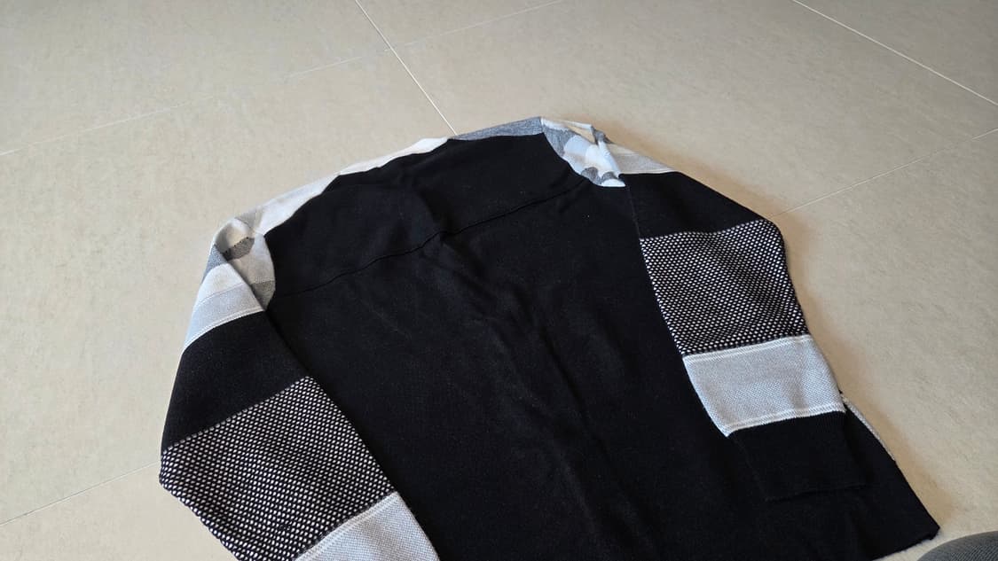 타임 옴므 카모플라쥬 입체 스웨터 니트 상품이미지6