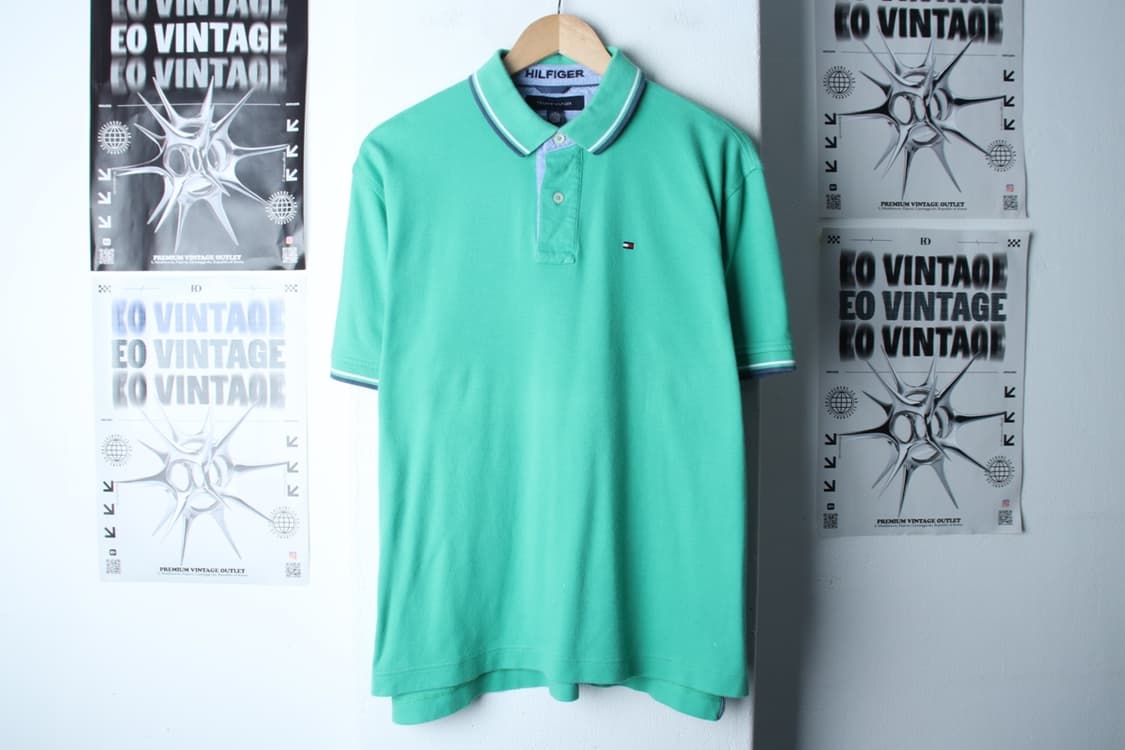 (L-XL) 타미힐피거 반팔 카라 티셔츠 작은이염 스몰로고-H30274 상품이미지2