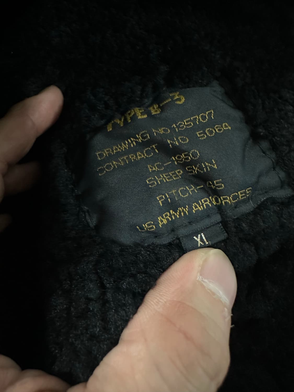 B-3 복각 무스탕 상품이미지4