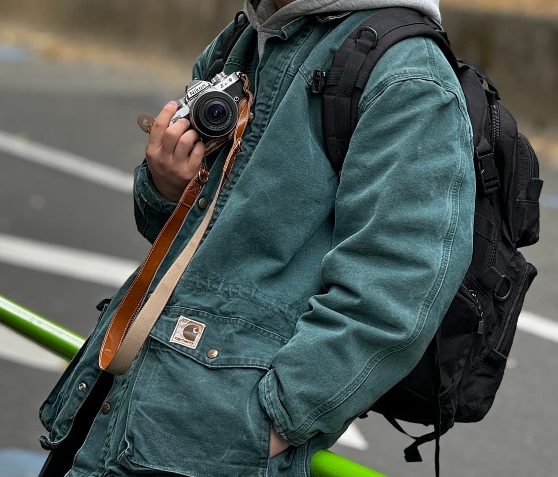 칼하트 오버핏 워크 자켓 그린 상품이미지3