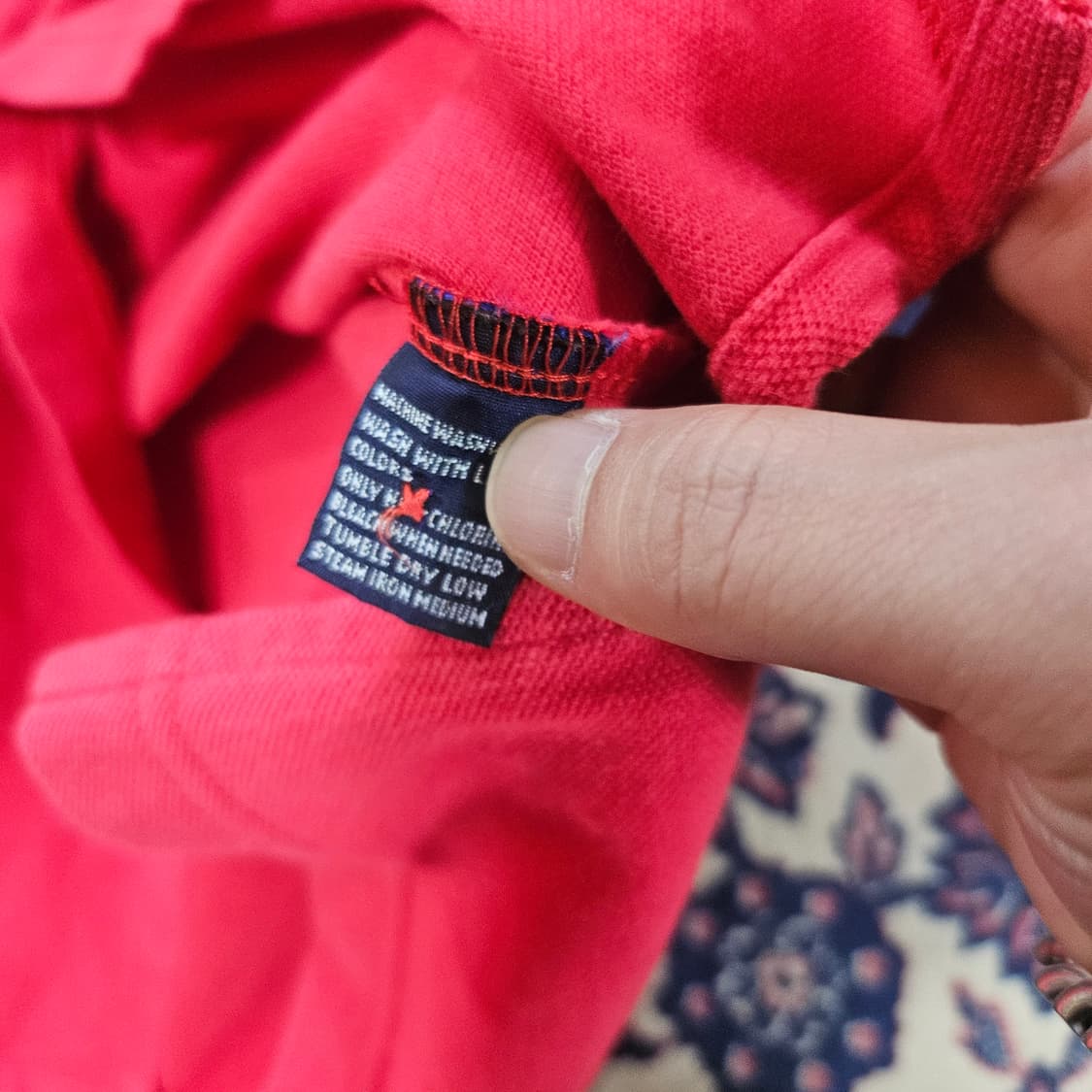 폴로랄프로렌 빈티지 골든자수 루즈핏 반팔 카라티 L size 상품이미지6