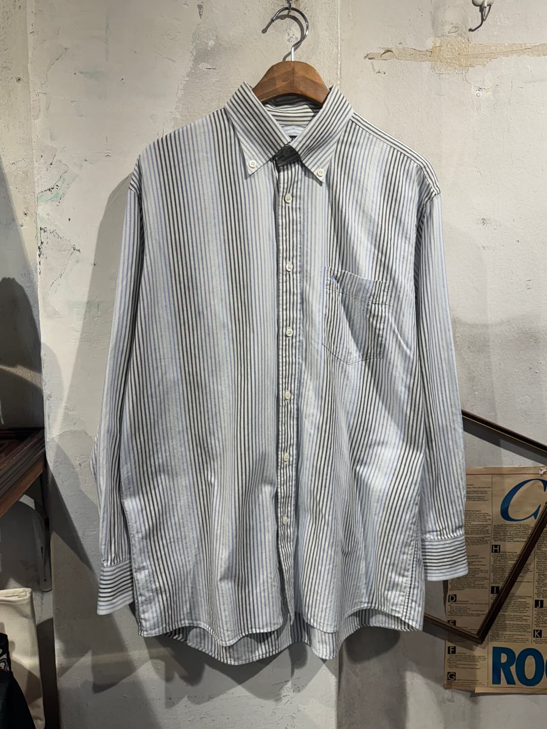 Burberry vertical striped shirt 상품이미지1