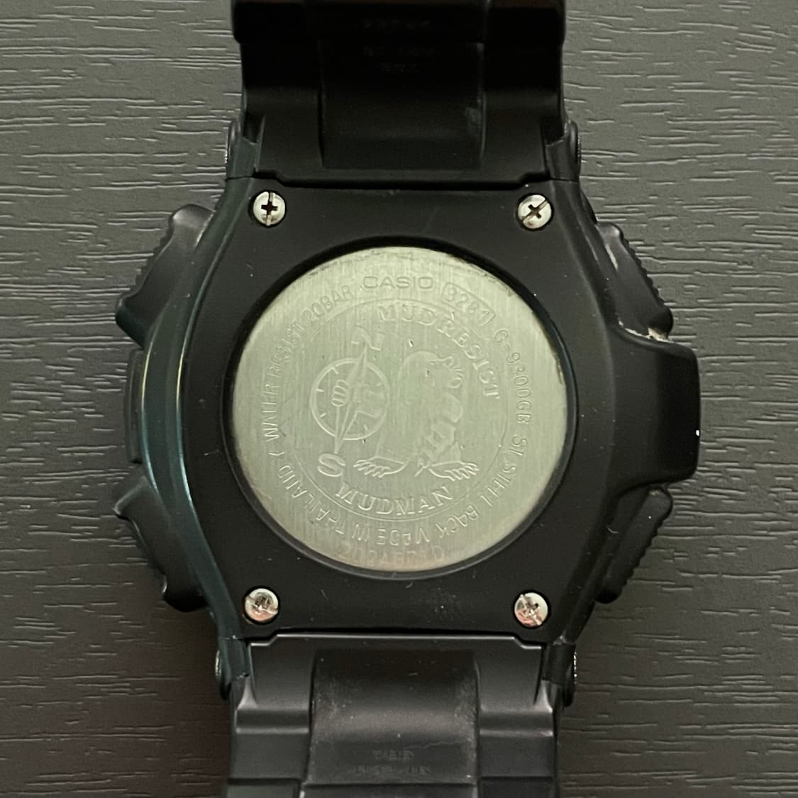 지샥 G-SHOCK 머드맨 MUDMAN 블랙 골드 금장 디지털 태양광 상품이미지3