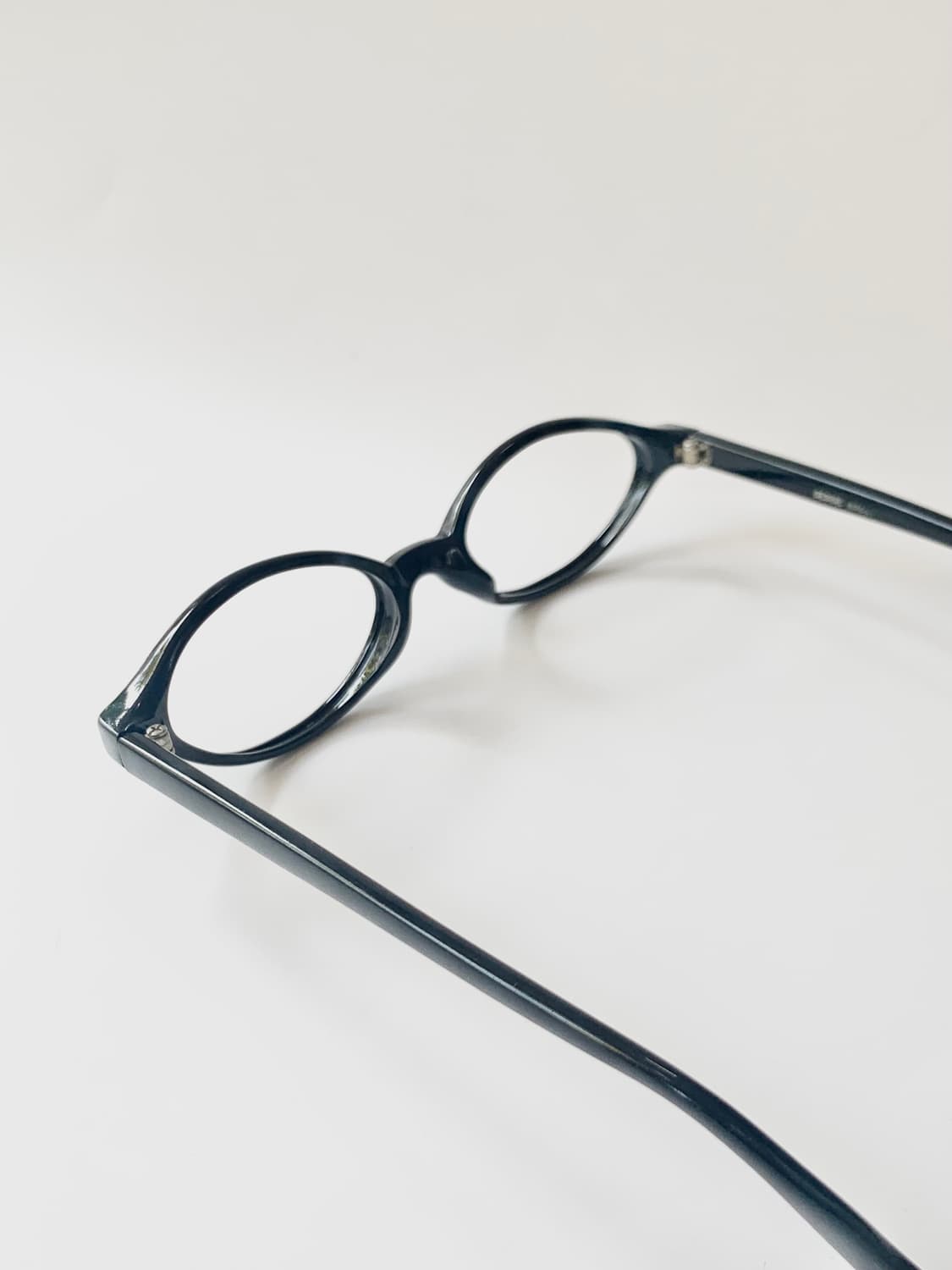 [픽키-616] 블랙 캣아이 뿔테 안경 데드스탁 빈티지 슬림 상품이미지5