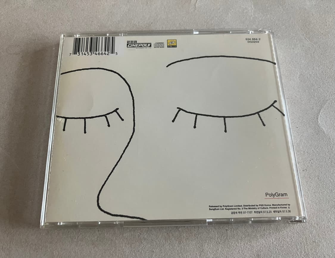 90년대 왕페이 Faye Wong 완구 국내 라이센스 초판 CD 중화권 상품이미지7