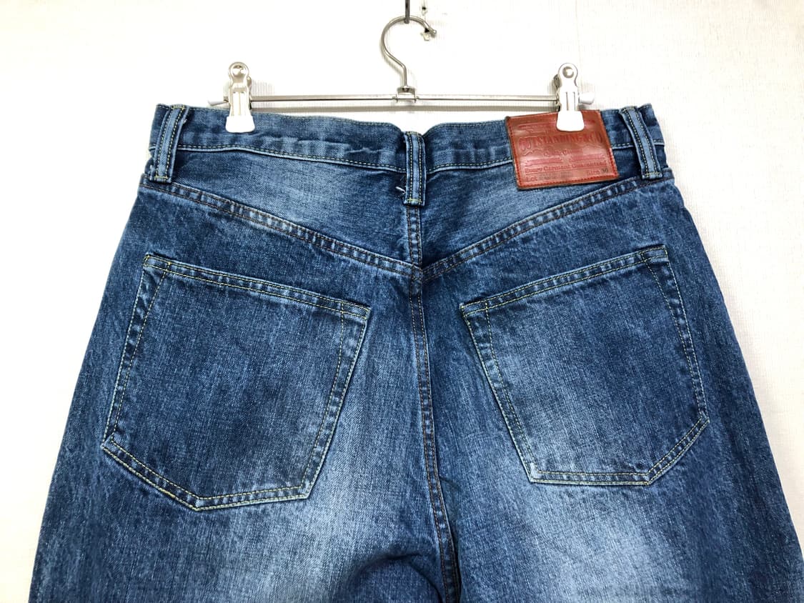 아웃스탠딩 남성 일자핏 셀비지 데님팸츠 청바지 30 _ 라이트인디고 상품이미지5