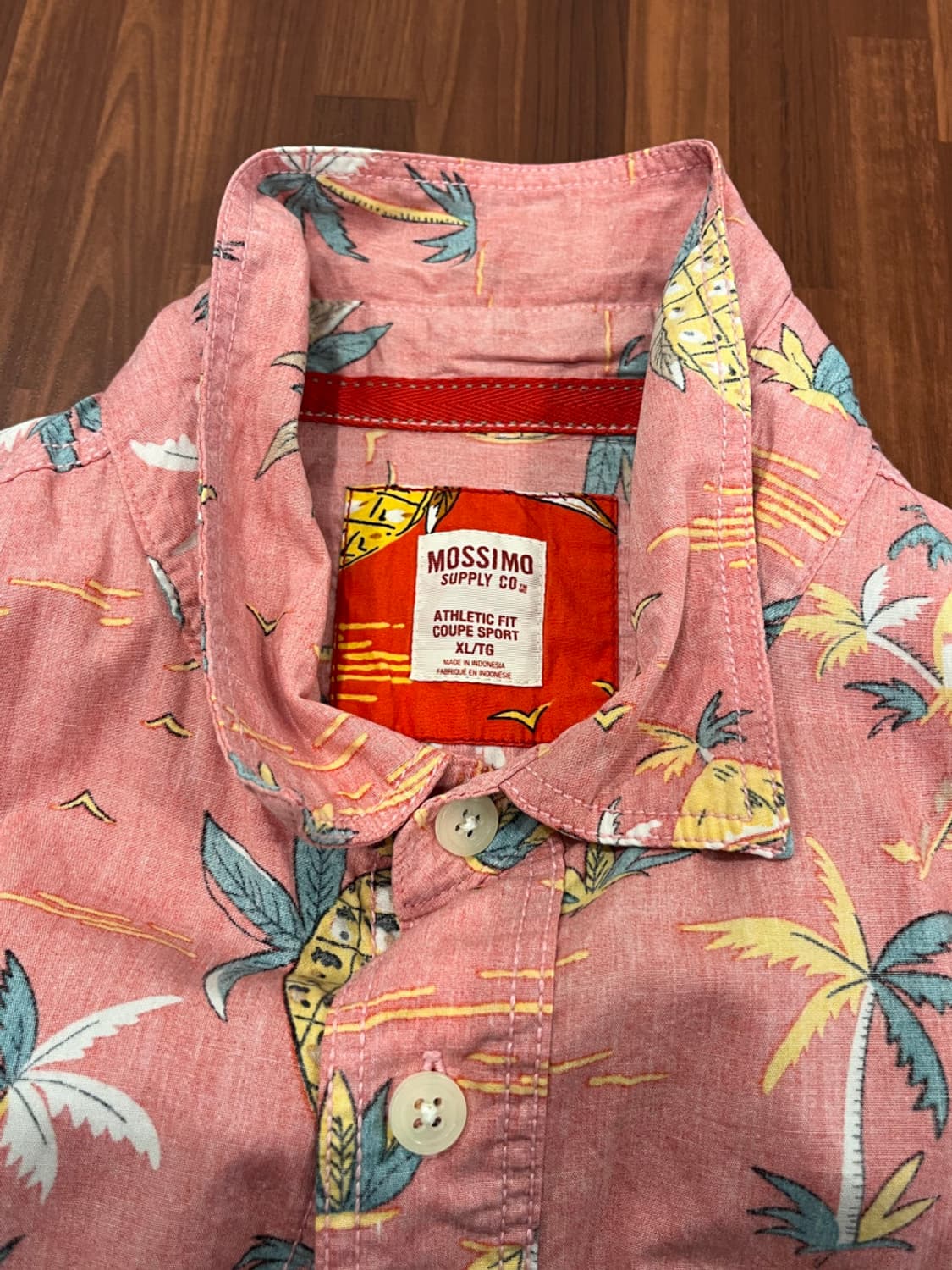 Mossimo Supply 빈티지 하와이안 반팔 셔츠 상품이미지6