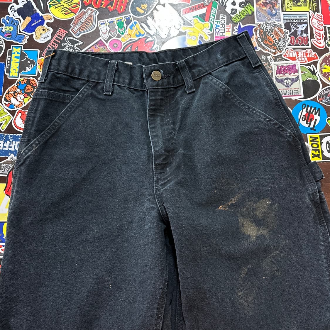 칼하트 카펜터 팬츠 B11-BLK 28 상품이미지5