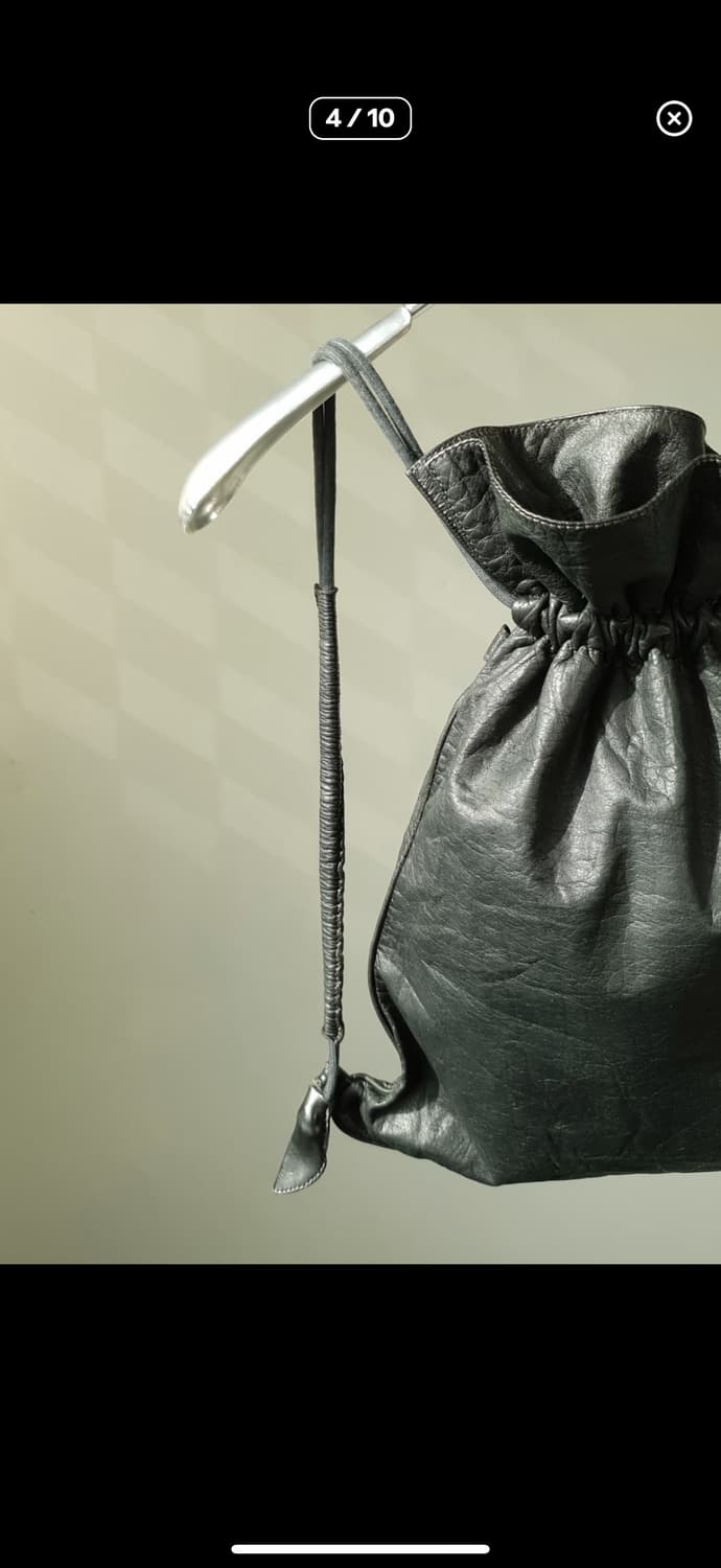 ISSEY MIYAKE leather sac 상품이미지3