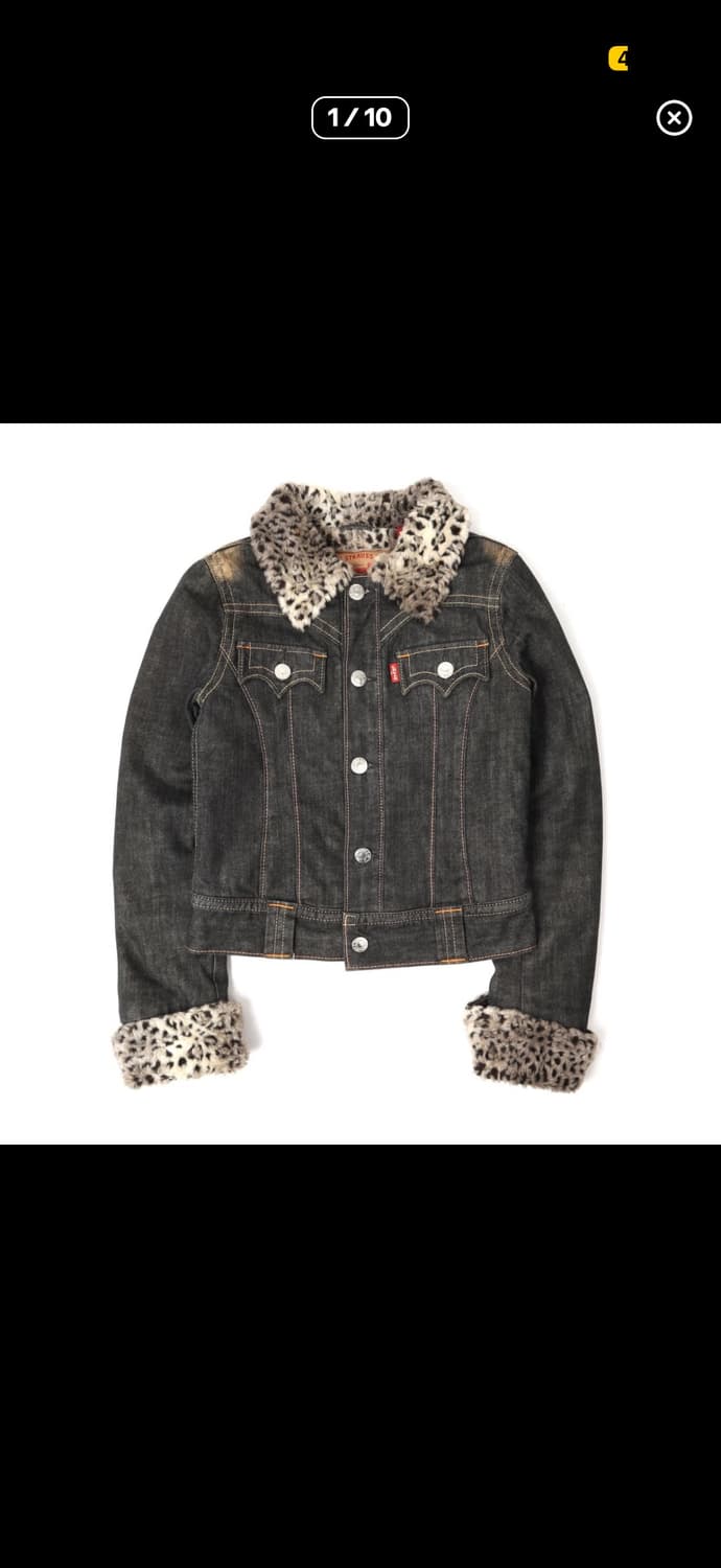 리바이스 레오파드 쉐르파 데님 팔아주세요 상품이미지1
