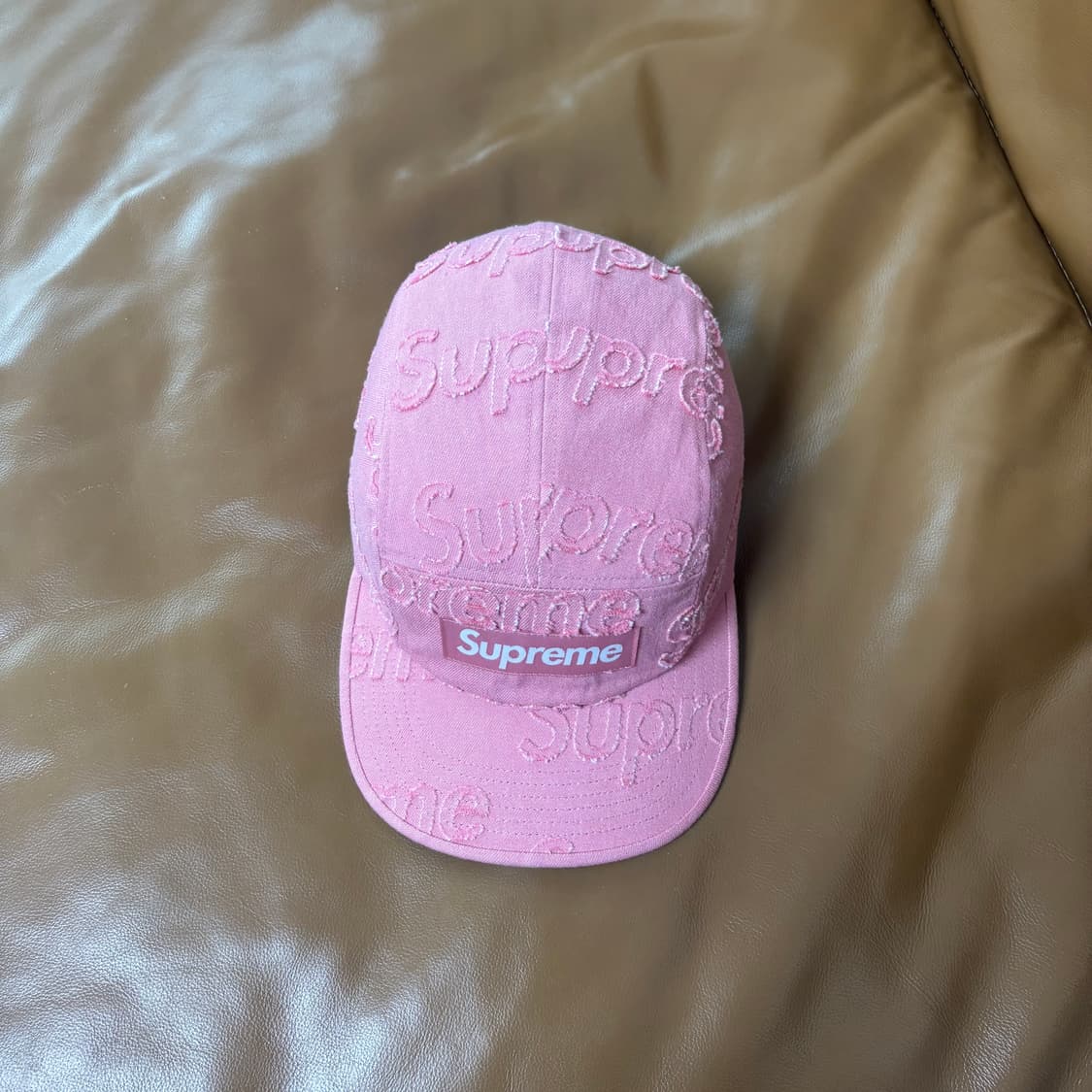 Supreme 슈프림 워시드 핑크 캠프캡 모자 (Washed Pink 상품이미지5