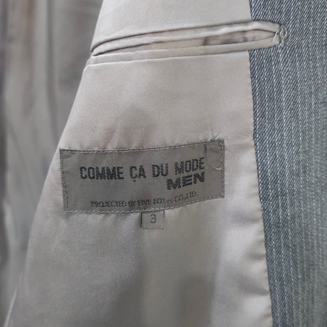 COMME CA DU MODE MEN 스트라이프 4버튼 블레이져- 3 상품이미지7