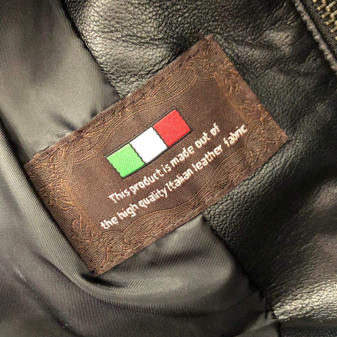 데무 이태리 레더자켓  상품이미지5