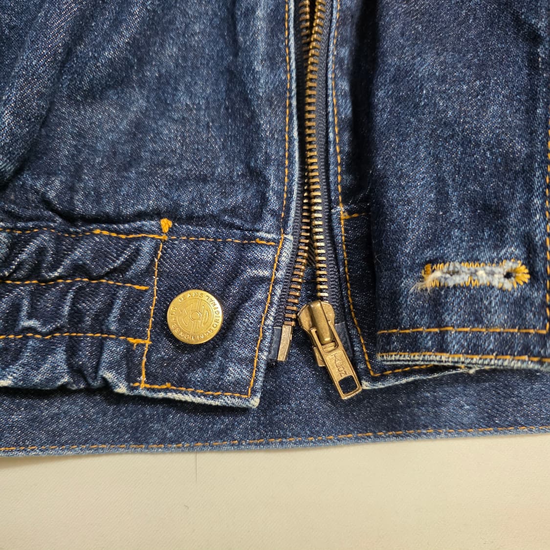 0728 MONREALE 빈티지 데님자켓 / 일본 빈티지 스타일 / L 상품이미지7