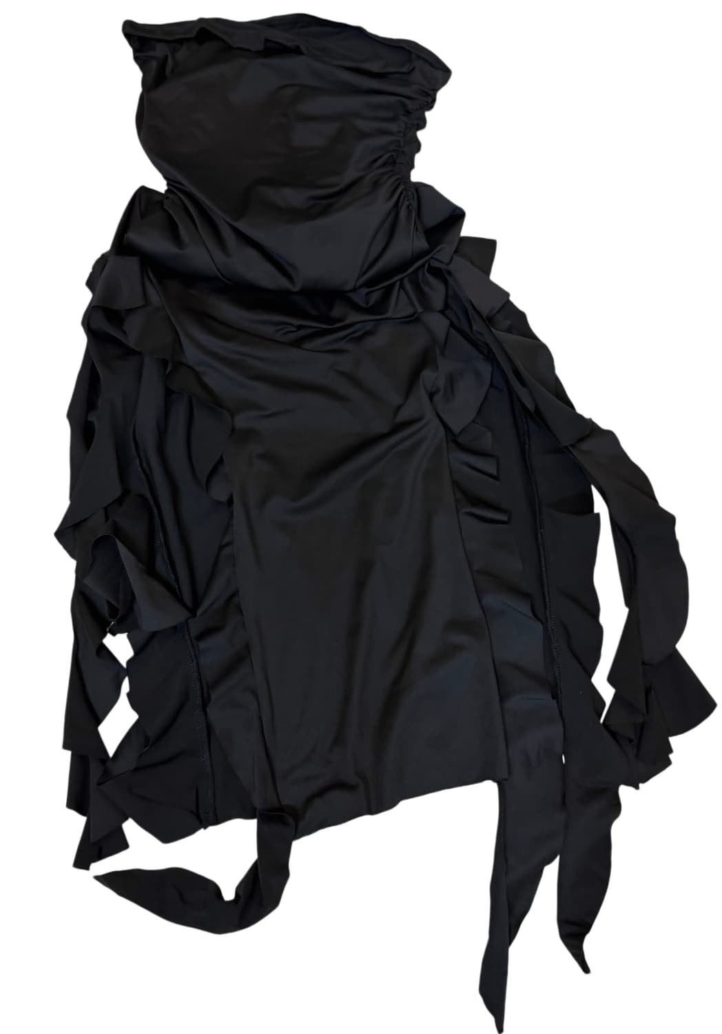 보헤미안 언발란스 러플 드레스 상품이미지4