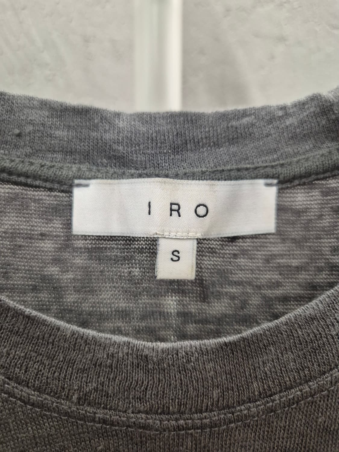 IRO 데미지 반팔 원피스 그레이 S 상품이미지4