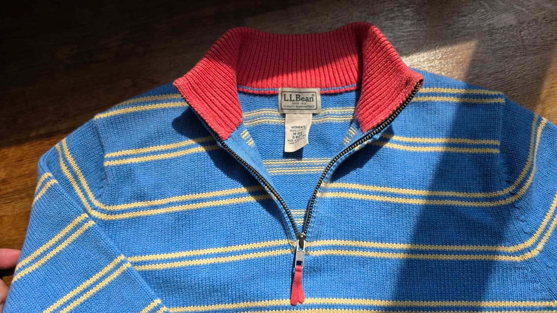 L.L.Bean 여성 쿼터집업 Made In HongKong  상품이미지3