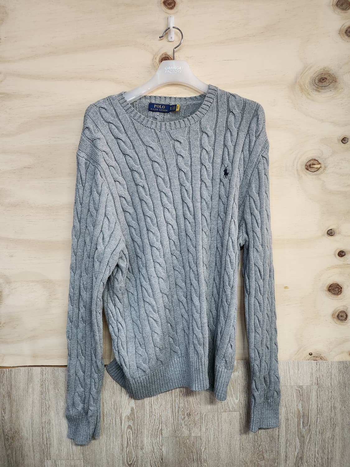 20) 폴로 랄프로렌 케이블 니트 회색 상품이미지2