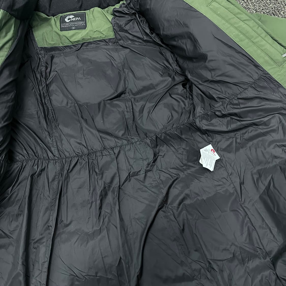 NEPA 네파 여성 덕다운 롱패딩 카키 95(M) 상품이미지7