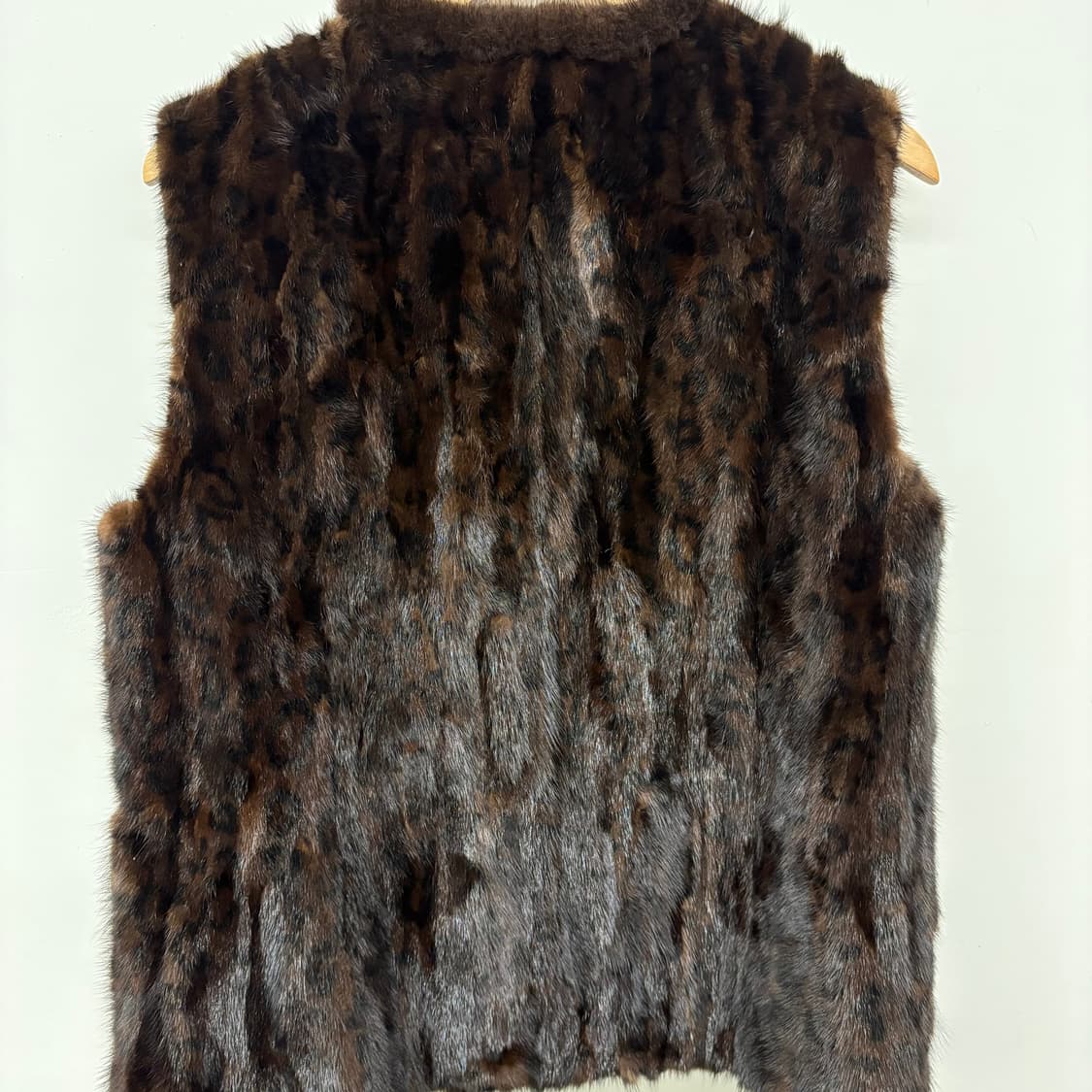 호피 밍크 조끼 여/L 상품이미지5