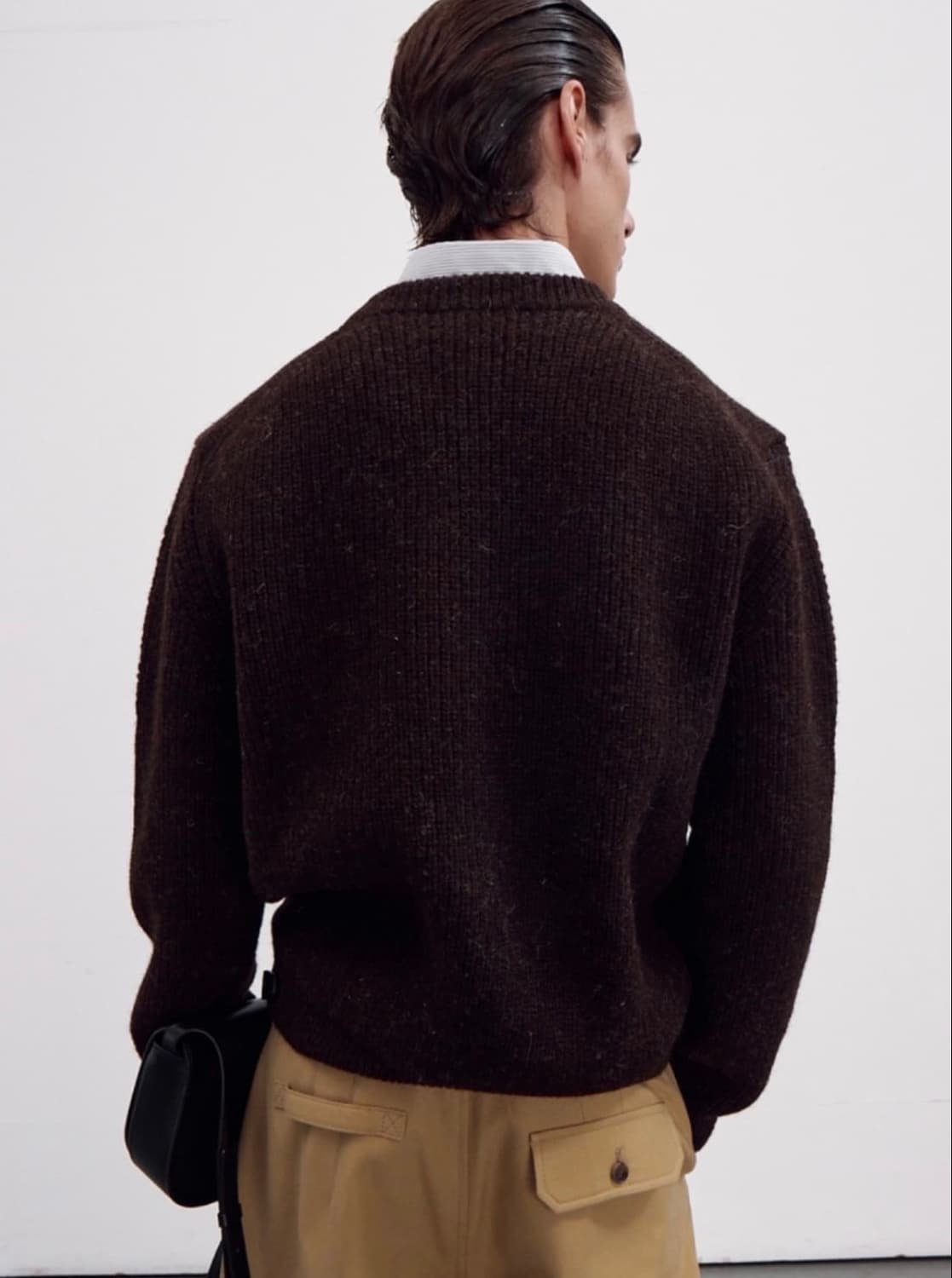 렉토 니트 브라운 스웨터 s 상품이미지3