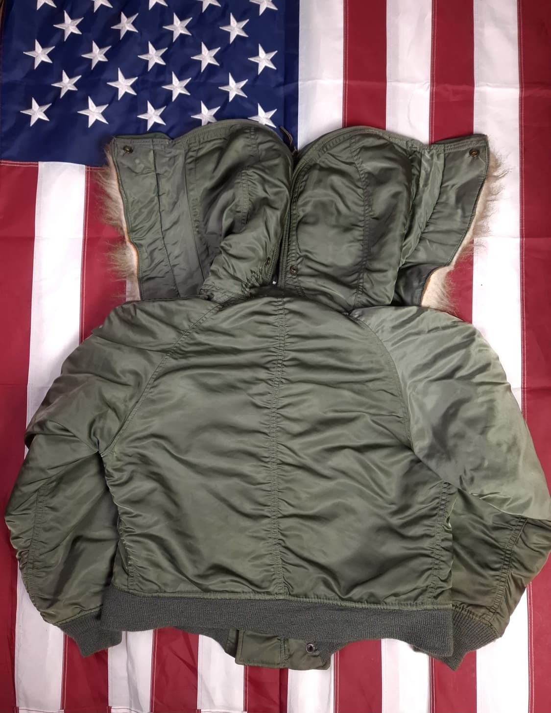 오리지날 80's 미공군 알파사 N-2B 항공자켓 상품이미지8