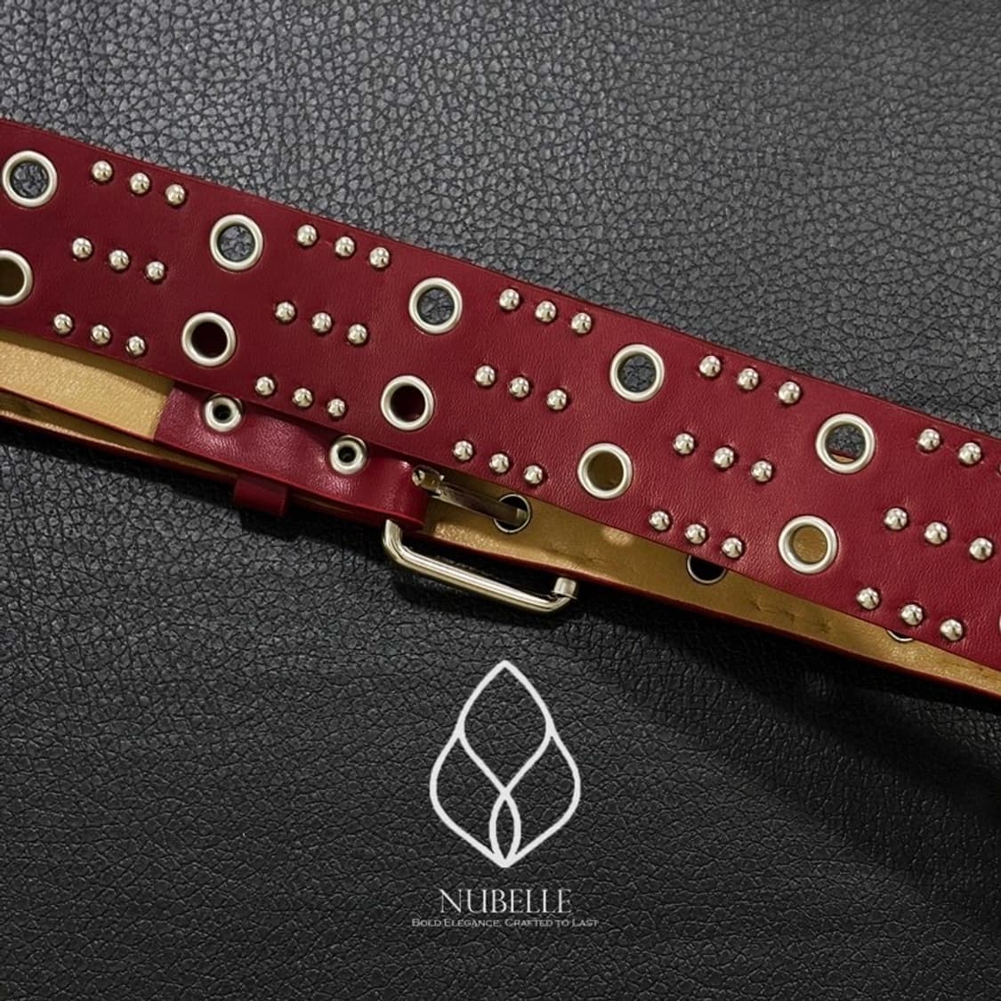 🌗 Eyelet stud belt / 아일렛 스터드 웨스턴 벨트 상품이미지6