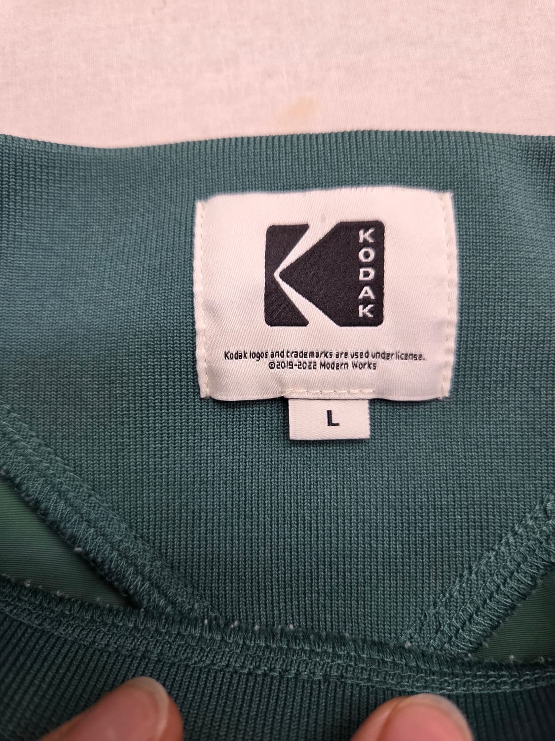 코닥 KODAK 그린 아노락 풀오버 상품이미지3