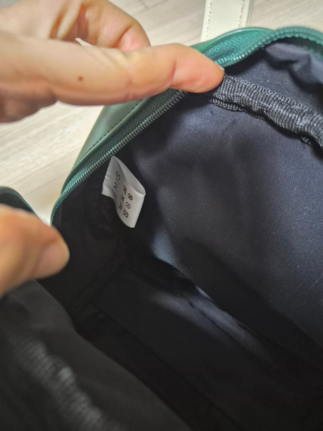 이미스 빈티지 토트백 딥그린 가방 보스턴백 상품이미지6