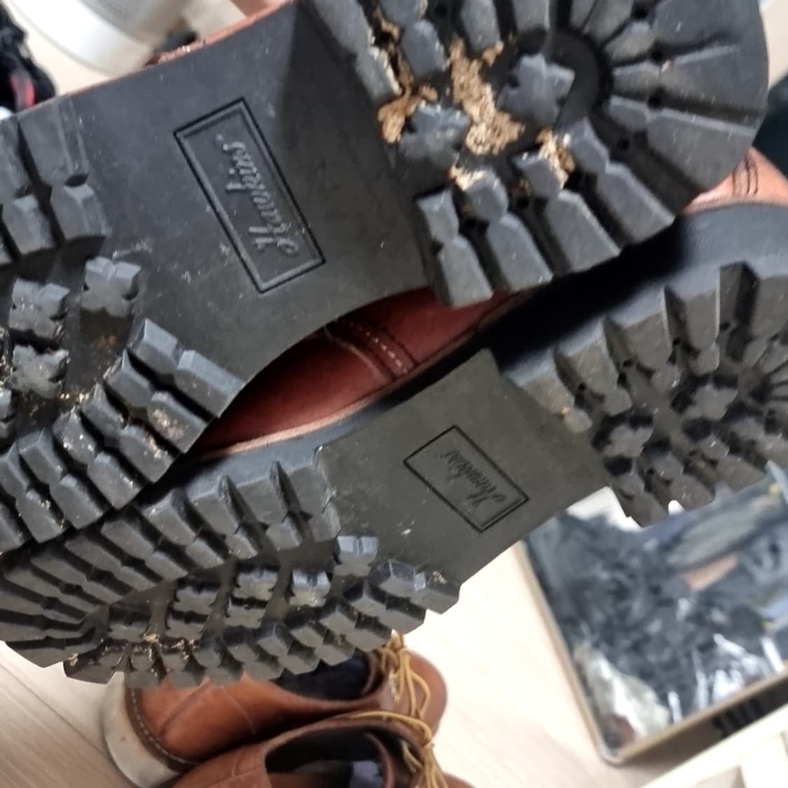 호킨스 갈색 가죽 워커 부츠(275-280) 상품이미지4